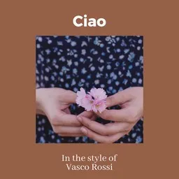 Cover art for Ciao - Vasco Rossi karaoke version