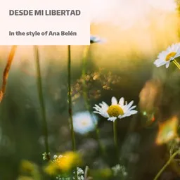Cover art for Desde Mi Libertad - Ana Belén karaoke version