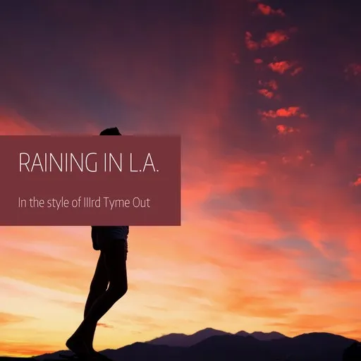 Karaoke Raining In L.A. by IIIrd Tyme Out — sing along with lyrics on Singa
