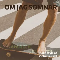 Cover art for Om jag somnar - Victor Leksell karaoke version