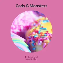 Karaokekappaleen Gods & Monsters - Lana Del Rey kansikuva