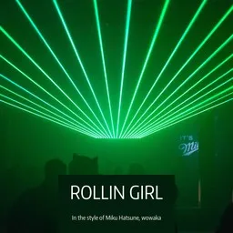 Cover art for Rollin Girl - Miku Hatsune,wowaka karaoke version