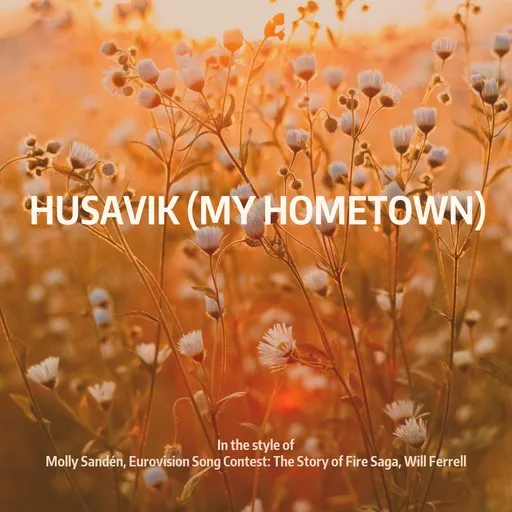 Karaoke Husavik (My Hometown) by Eurovision Song Contest: The Story of Fire Saga, Molly Sandén, Will Ferrell — sing along with lyrics on Singa