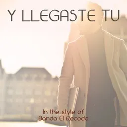 Cover art for Y Llegaste Tu - Banda El Recodo karaoke version