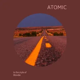 Cover art for Atomic - Blondie karaoke version