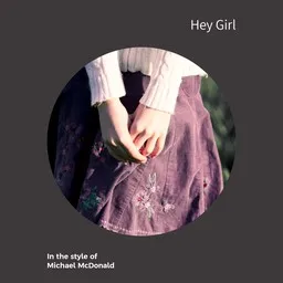 Cover art for Hey Girl - Michael McDonald karaoke version