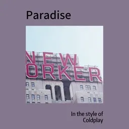Cover art for Paradise - Coldplay karaoke version
