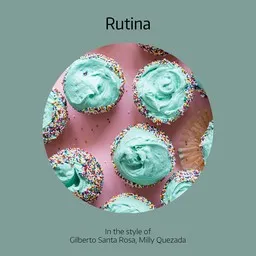 Cover art for Rutina - Gilberto Santa Rosa,Milly Quezada karaoke version