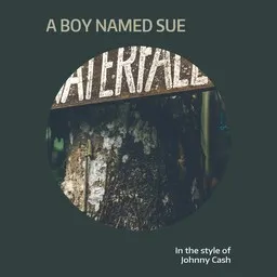 Cover art for A Boy Named Sue - Johnny Cash karaoke version