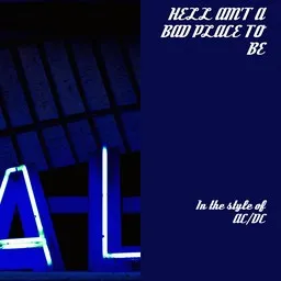 Cover art for Hell Ain't a Bad Place to Be - AC/DC karaoke version