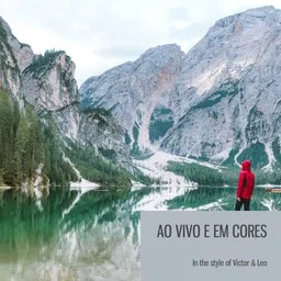 Cover art for Ao Vivo E Em Cores - Victor & Leo karaoke version