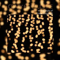 Cover art for Crazy He Calls Me - Linda Ronstadt karaoke version