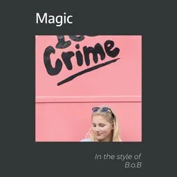 Cover art for Magic - B.o.B karaoke version