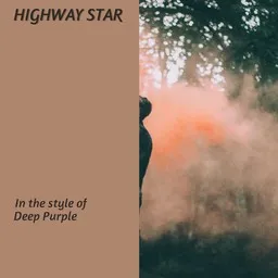 Cover art for Highway Star - Deep Purple karaoke version