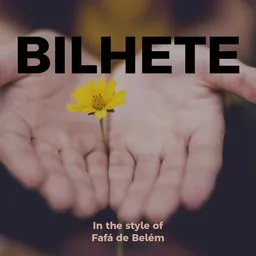 Karaokekappaleen Bilhete - Fafá de Belém kansikuva