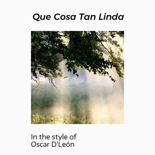 Karaoke Que Cosa Tan Linda by Oscar D'León — sing along with lyrics on Singa
