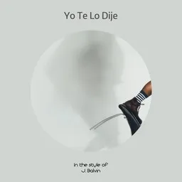 Karaokekappaleen Yo Te Lo Dije - J. Balvin kansikuva