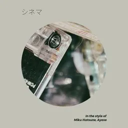 Cover art for シネマ - Ayase,Miku Hatsune karaoke version