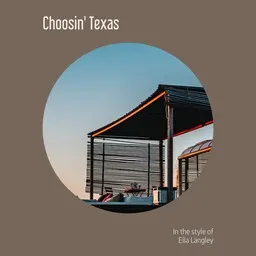 Titelbild für Choosin' Texas - Ella Langley Karaoke-Version