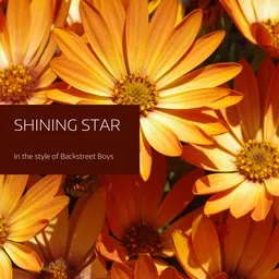 Cover art for Shining Star - Backstreet Boys karaoke version