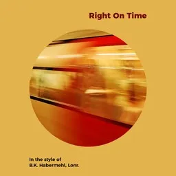 Cover art for Right On Time - B.K. Habermehl,Lonr. karaoke version