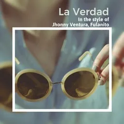 Cover art for La Verdad - Fulanito,Jhonny Ventura karaoke version