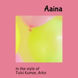 Cover art for Aaina - Arko,Tulsi Kumar karaoke version