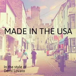 Titelbild für Made In the Usa - Demi Lovato Karaoke-Version