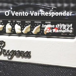 Cover art for O Vento Vai Responder - Zé Ramalho karaoke version