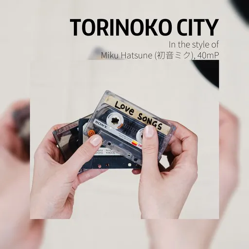 Karaoke Torinoko City von 40mP, Miku Hatsune (初音ミク) — mit Songtext mitsingen auf Singa