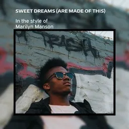 Cover art for Sweet Dreams (Are Made of This) - Marilyn Manson karaoke version