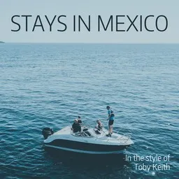 Karaokekappaleen Stays in Mexico - Toby Keith kansikuva