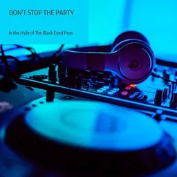 Omslagsbild för Don't Stop the Party - Black Eyed Peas karaokeversion