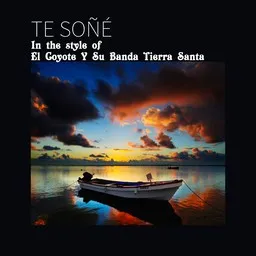 Cover art for Te Soñé - El Coyote Y Su Banda Tierra Santa karaoke version