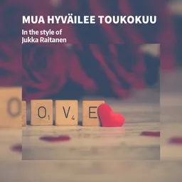 Cover art for Mua hyväilee toukokuu - Jukka Raitanen karaoke version