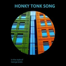 Cover art for Honky Tonk Song - George Jones karaoke version