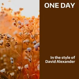 Cover art for One Day - David Alexander karaoke version