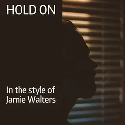 Cover art for Hold On - Jamie Walters karaoke version