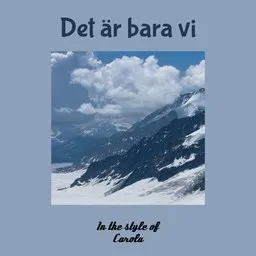 Cover art for Det är bara vi - Carola (SWE) karaoke version