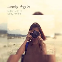 Titelbild für Lonely Again - Eddy Arnold Karaoke-Version