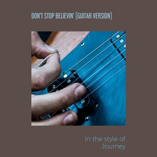 Karaoke Don't Stop Believin' (Guitar Version) von Journey — mit Songtext mitsingen auf Singa
