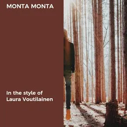 Cover art for Monta monta - Laura Voutilainen karaoke version