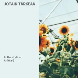 Titelbild für Jotain tärkeää - Anitta G Karaoke-Version