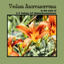 Omslagsbild för Vedam Anuvanuvuna - S. P. Sailaja,S.P. Balasubramaniyam karaokeversion