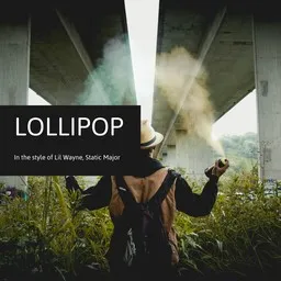 Cover art for Lollipop - Lil Wayne,Static Major karaoke version