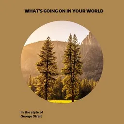 Titelbild für What's Going On In Your World - George Strait Karaoke-Version