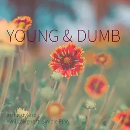 Cover art for Young & Dumb - Avril Lavigne,Simple Plan karaoke version