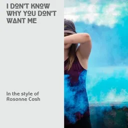 Cover art for I Don't Know Why You Don't Want Me - Rosanne Cash karaoke version