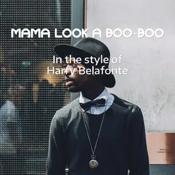 Cover art for Mama Look A Boo-Boo - Harry Belafonte karaoke version