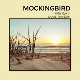 Cover art for Mockingbird - Krystal,Toby Keith karaoke version